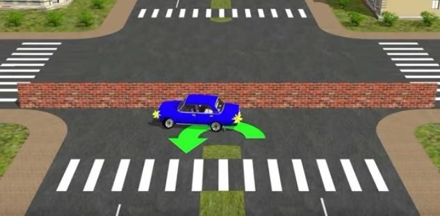 Правила разворота на перекрестке со светофором
